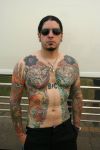 man full body tattoo image